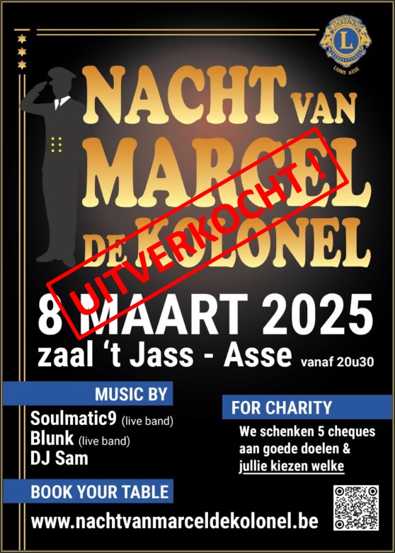 Lions Fuif - UITVERKOCHT !