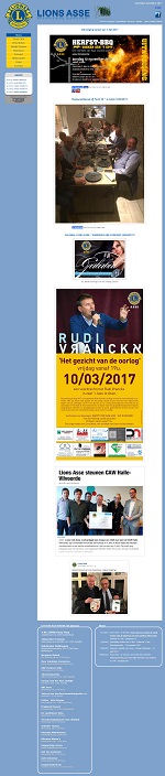 Schermafdruk webpagina Lions Club Asse (2017-11-04)