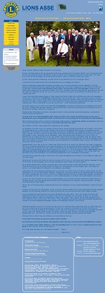 Schermafdruk webpagina Lions Club Asse (2015-08-28)